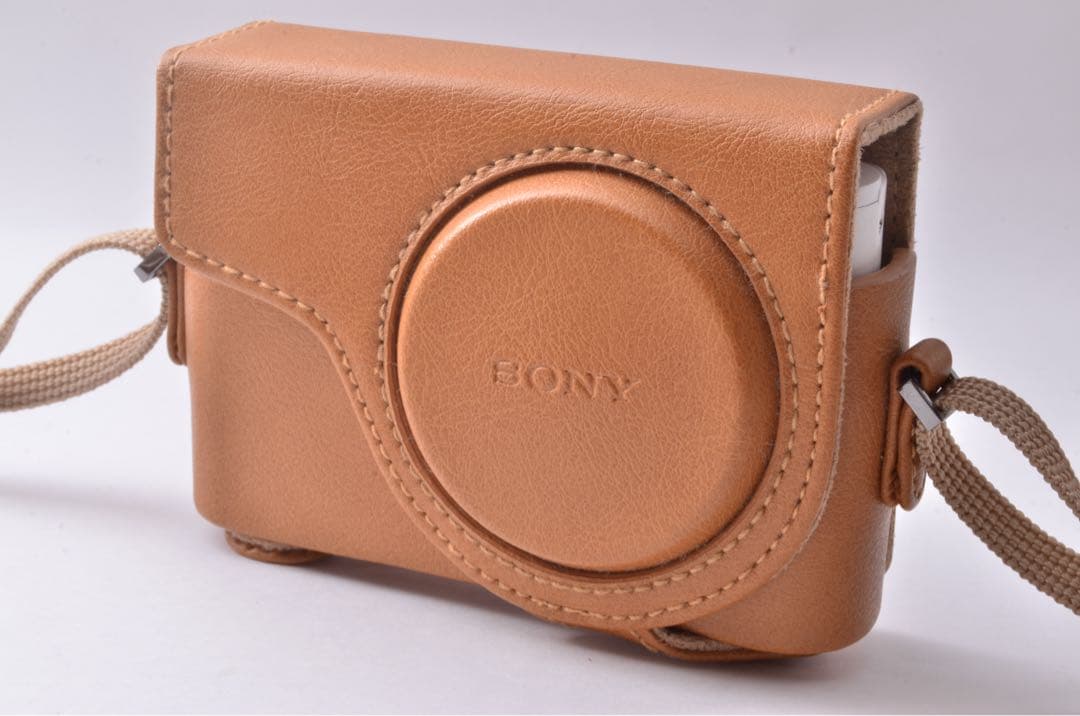 【Wi-Fi転送機能】【美品】【本革ケース】20倍ズーム　ソニーWX350