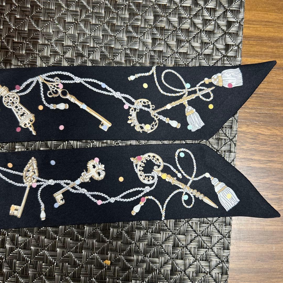 HERMES ツイリー　レクレアポア　キーモチーフ