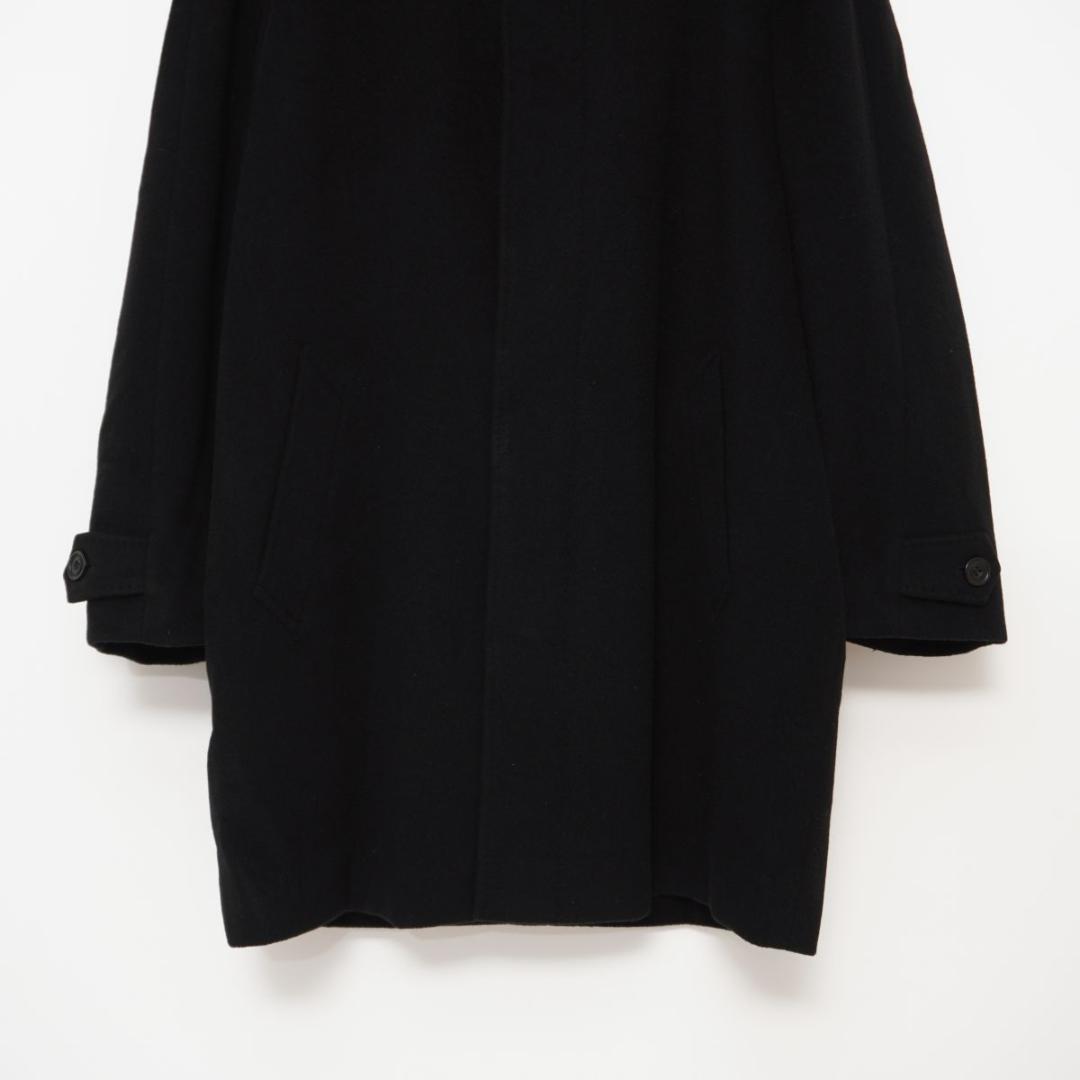 キンロックアンダーソン カシミヤ100％ チェスターコート 黒 LL*LD912