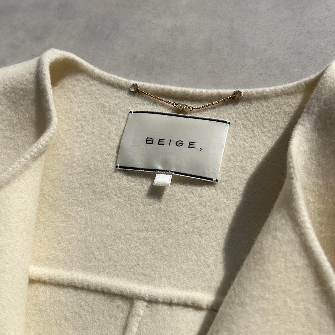 ♡美品♡　ベイジ　SAREショートコート　リバージャケット　ベルト付　定価6.4