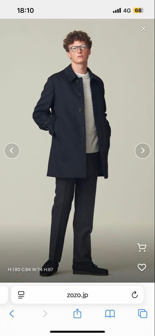 J.PRESSウールカシミアビーバーステンカラーコート