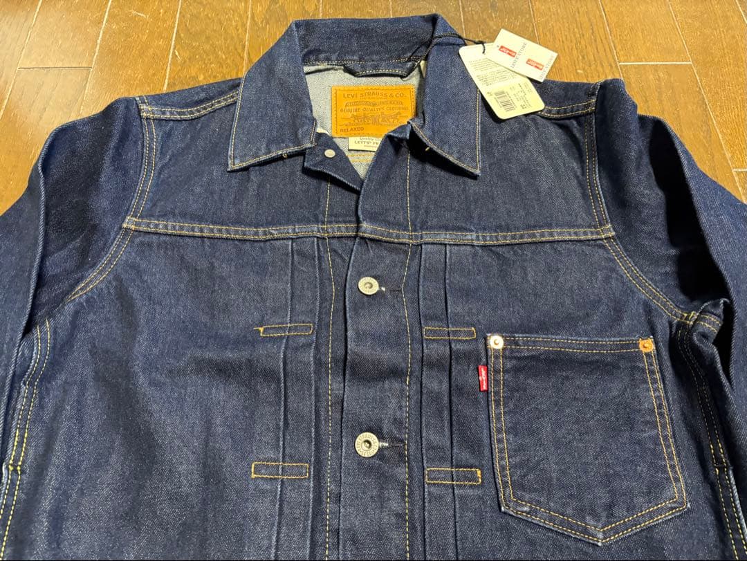 新品　Levi's 1st TYPE1 トラッカー大戦　濃紺デニム　Gジャン S