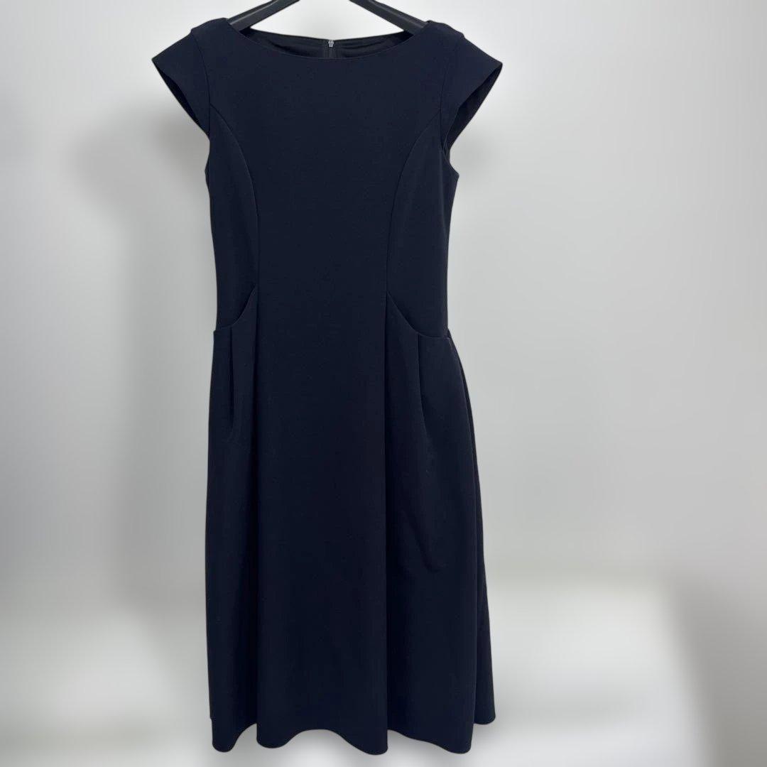 【美品】FOXEY 45327 DRESS \"CELESTIA\" 38サイズ　紺