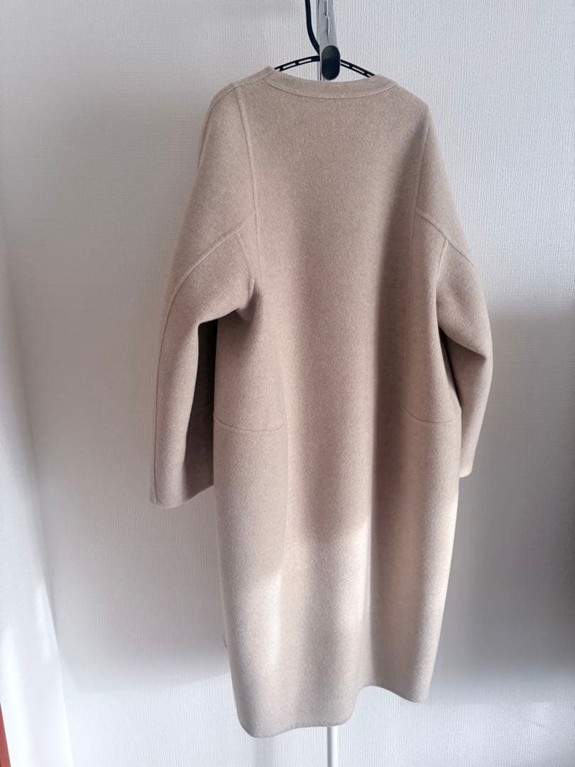 最終値下げ Drawer カシミヤ ダブルフェイス リバー ロングコート 38