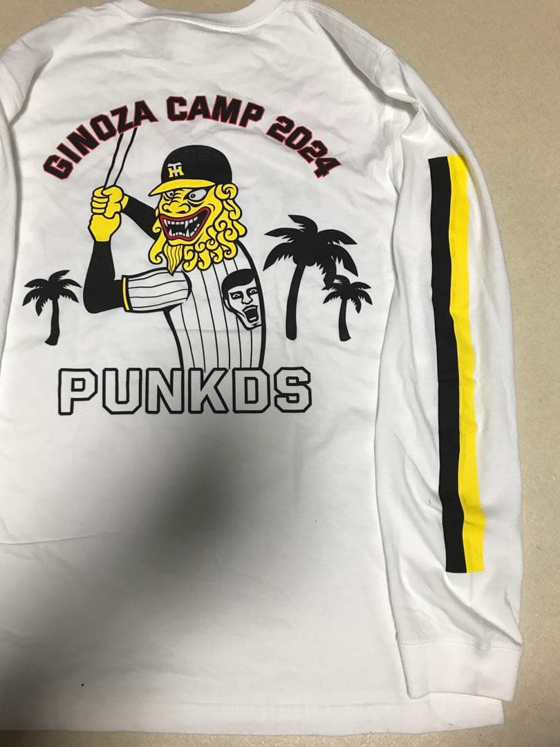 未使用 阪神タイガース L punkdrunkers パンクドランカーズ 長袖白