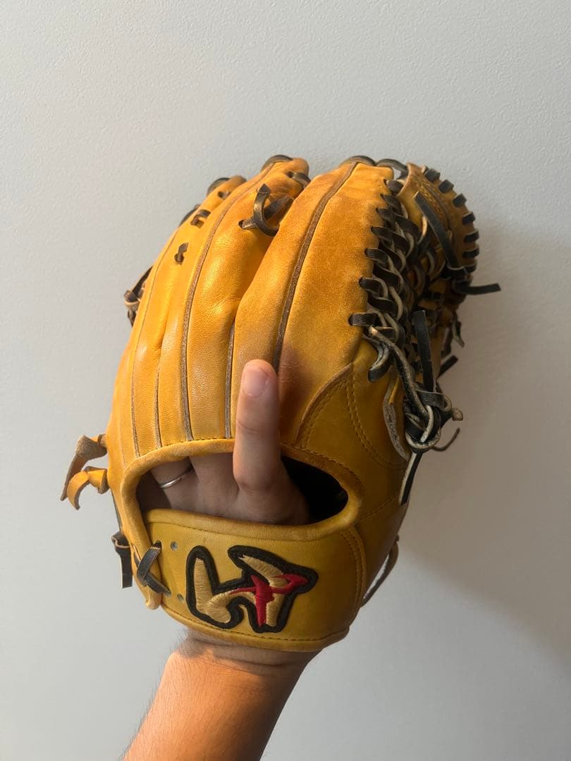 World Series 野球グローブ 右投げ用 イエロー