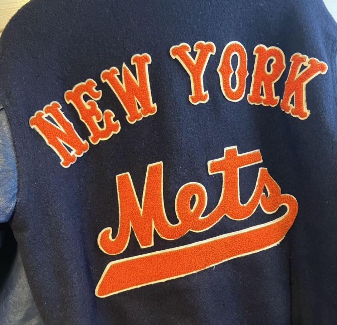 ★ヴィンテージ★ USA製 NY Mets スタジアム ジャケット スタジャン
