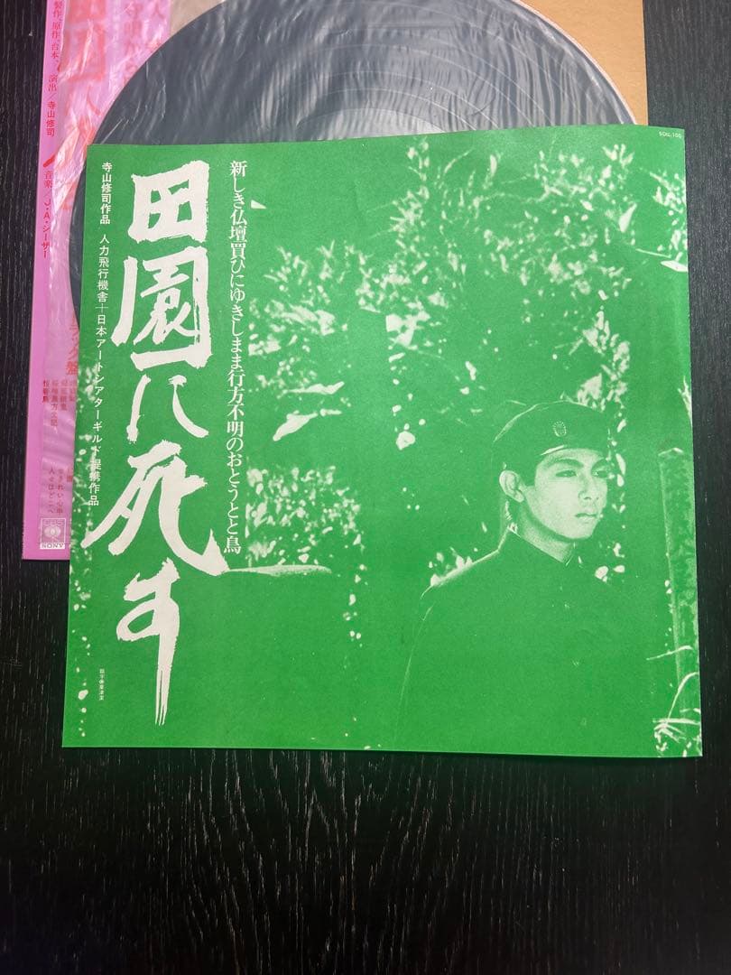 映画田園に死す サウンドトラック　レコード盤