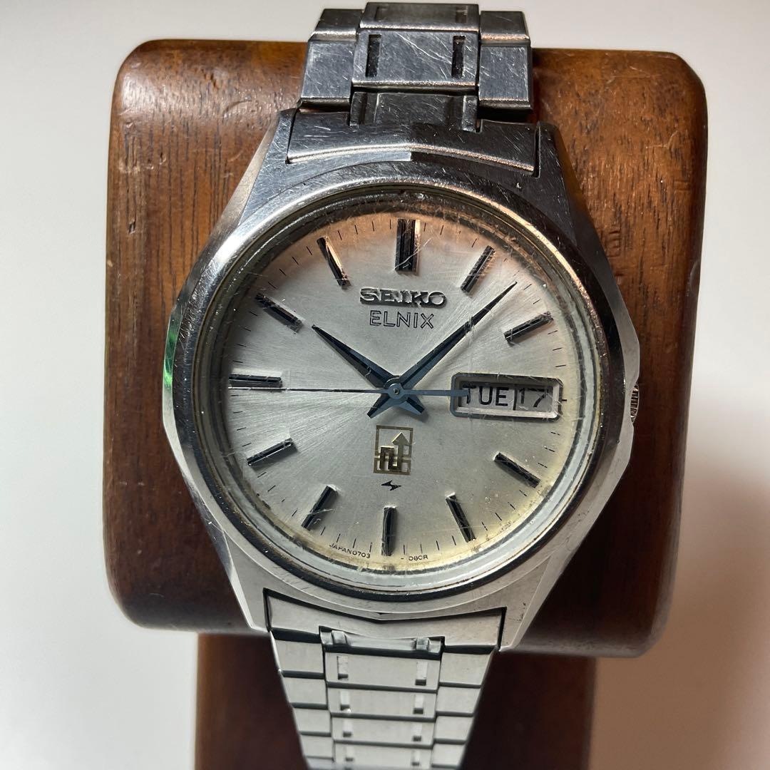 セイコー》エルニクス電磁テンプ式 電池交換済み稼動 - メルカリ