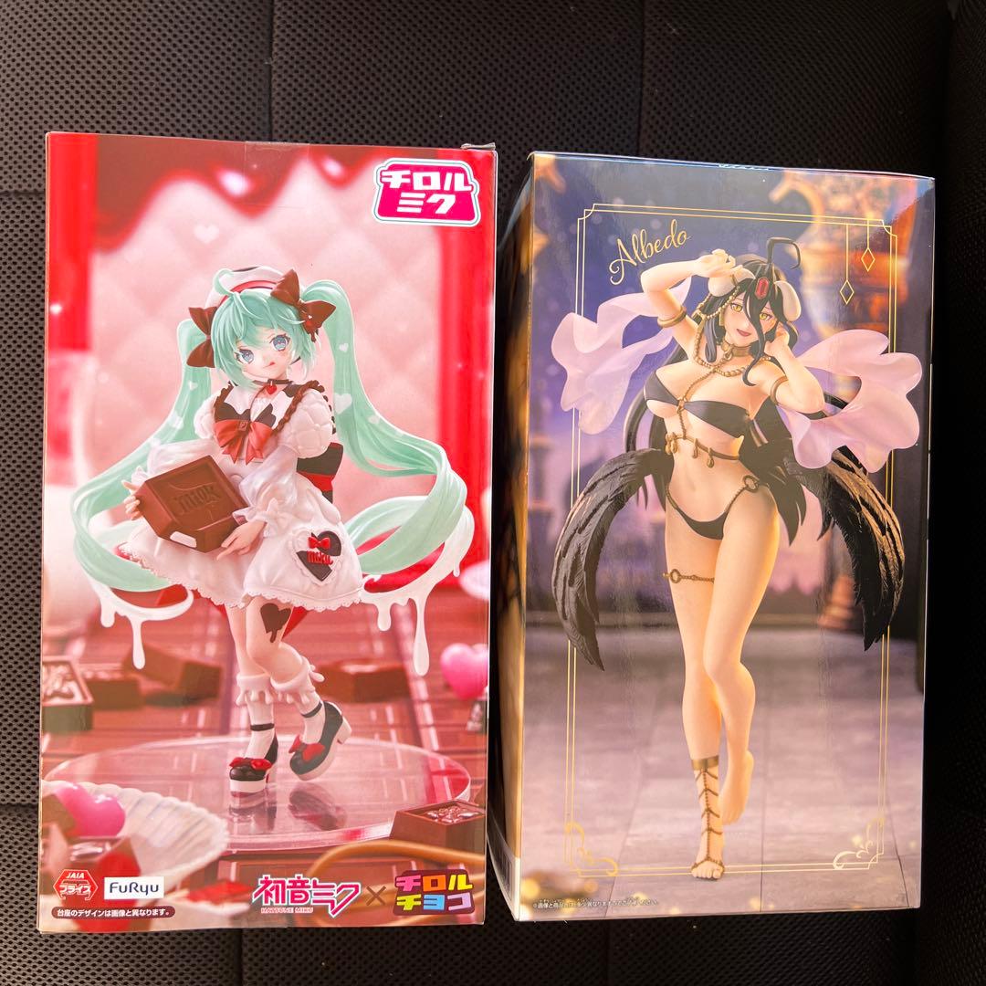 初音ミク & アルベド フィギュアセット - メルカリ