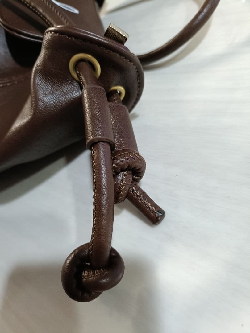 新品　Agnes bロゴ　ブラウン　ショルダーバッグ