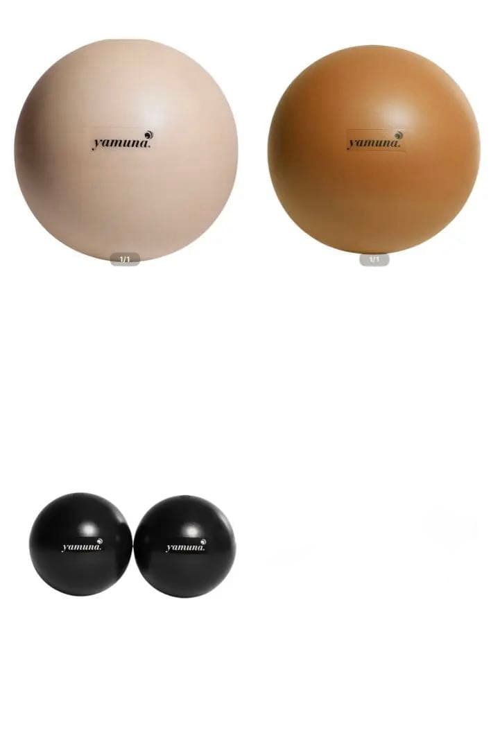 yamuna ヤムナ　バランスボール　セット　新品
