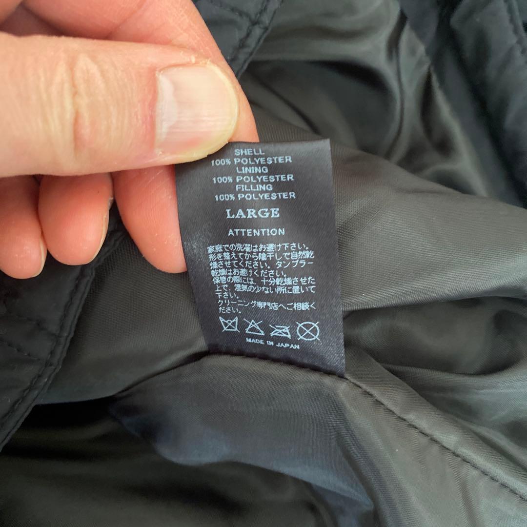 BLACK REBEL フード付きキルティングジャケット