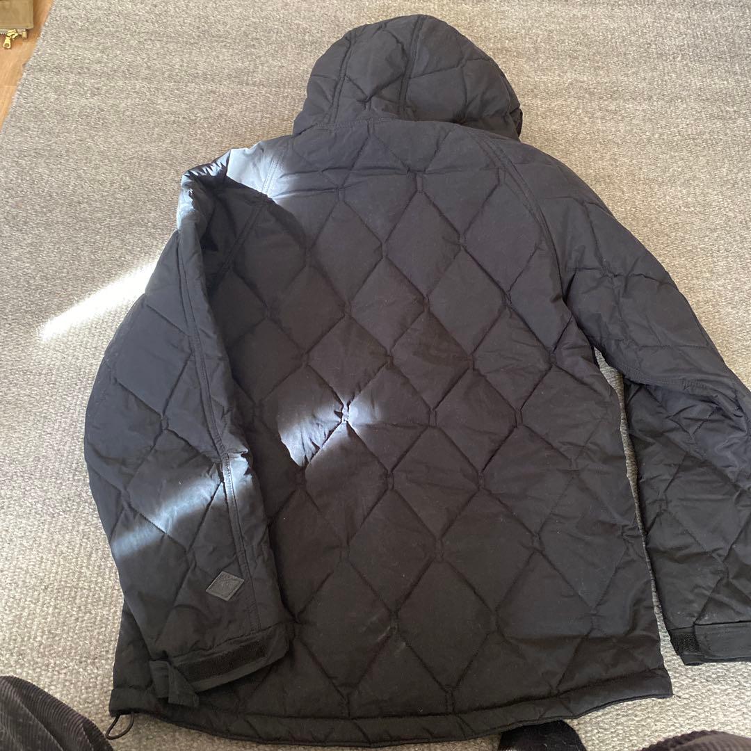 BLACK REBEL フード付きキルティングジャケット