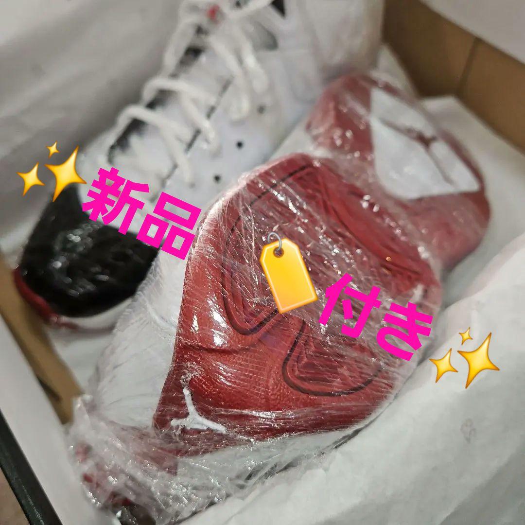 【美品】AIR JORDAN 26.5cm WHITE/ RED-BLACK