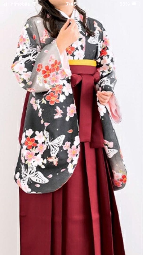 卒業女の子袴長襦袢セット150㎝〜160cm二尺袖小学生　美品