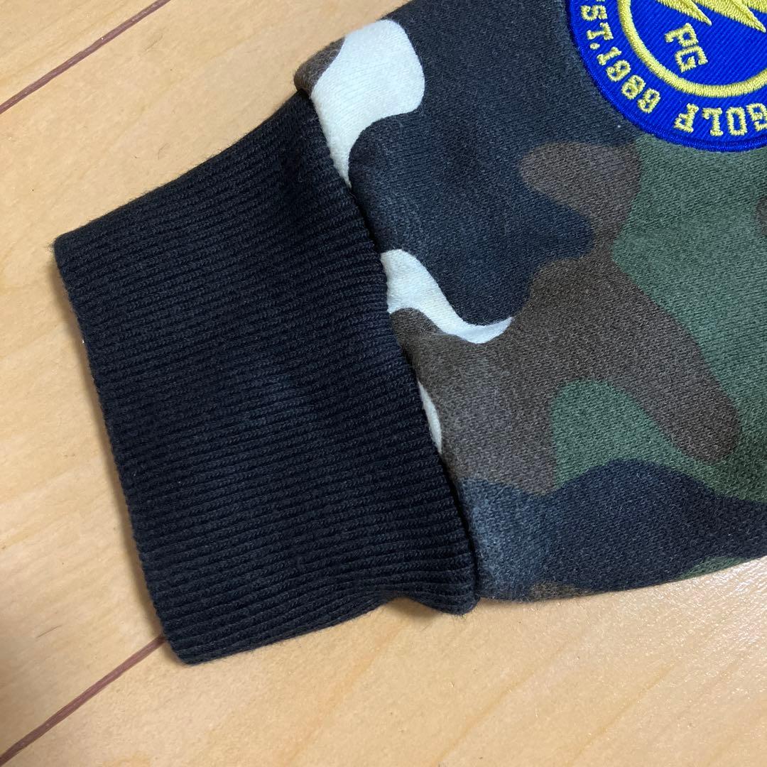 PEARLY GATES パーリーゲイツ　パーカー　カモフラ　カーキ　サイズ4