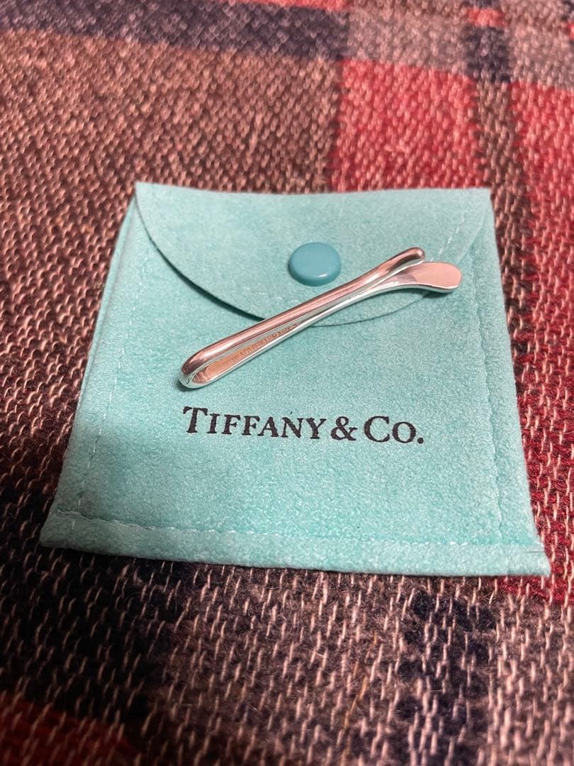 美品　Tiffany＆Co. ティファニー ティアドロップ ネクタイピン
