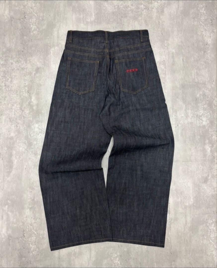 即完品】9s project リジットデニム ネイビー - メルカリ