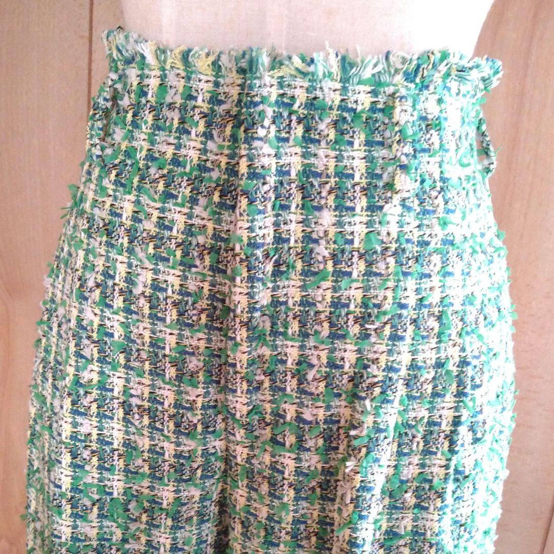 Ameri VINTAGE◇アメリ　PLAYFUL TWEED PANTS　S