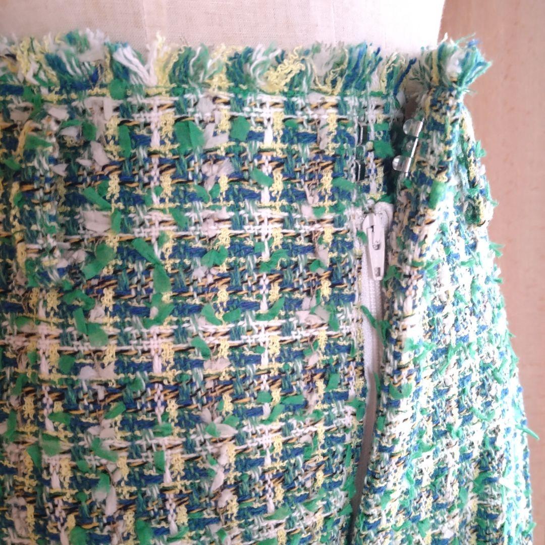 Ameri VINTAGE◇アメリ　PLAYFUL TWEED PANTS　S