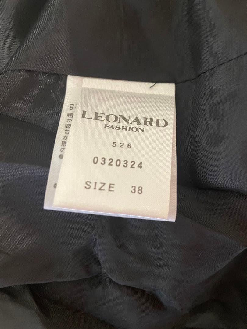 極美品LEONARD FASHION 上品な花柄 ワンピース　サイズ38