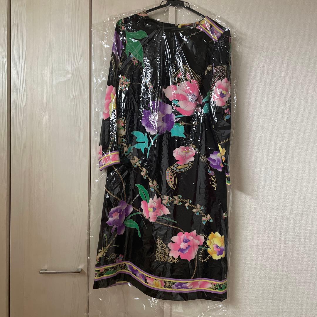 極美品LEONARD FASHION 上品な花柄 ワンピース　サイズ38