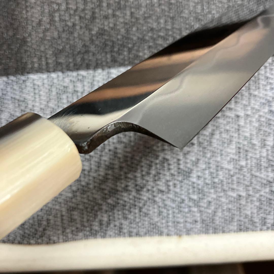 本焼　小型切付包丁　天然砥石で本刃付け済み❗️