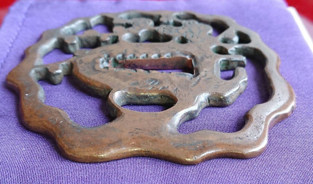 稀少 日本刀 刀鍔 銅製 江戸後期 江戸時代