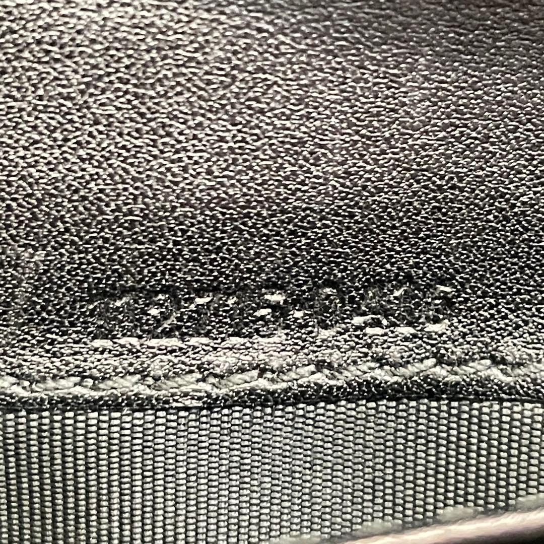 GUCCI グッチ　シマ レザー 長財布　メタルロゴ 0107-①