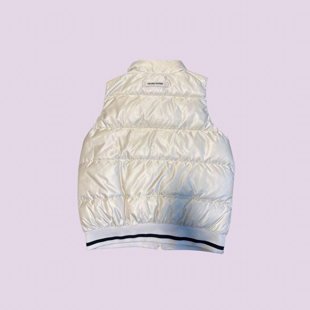 PEARLY GATES ホワイト ダウンベスト サイズ0