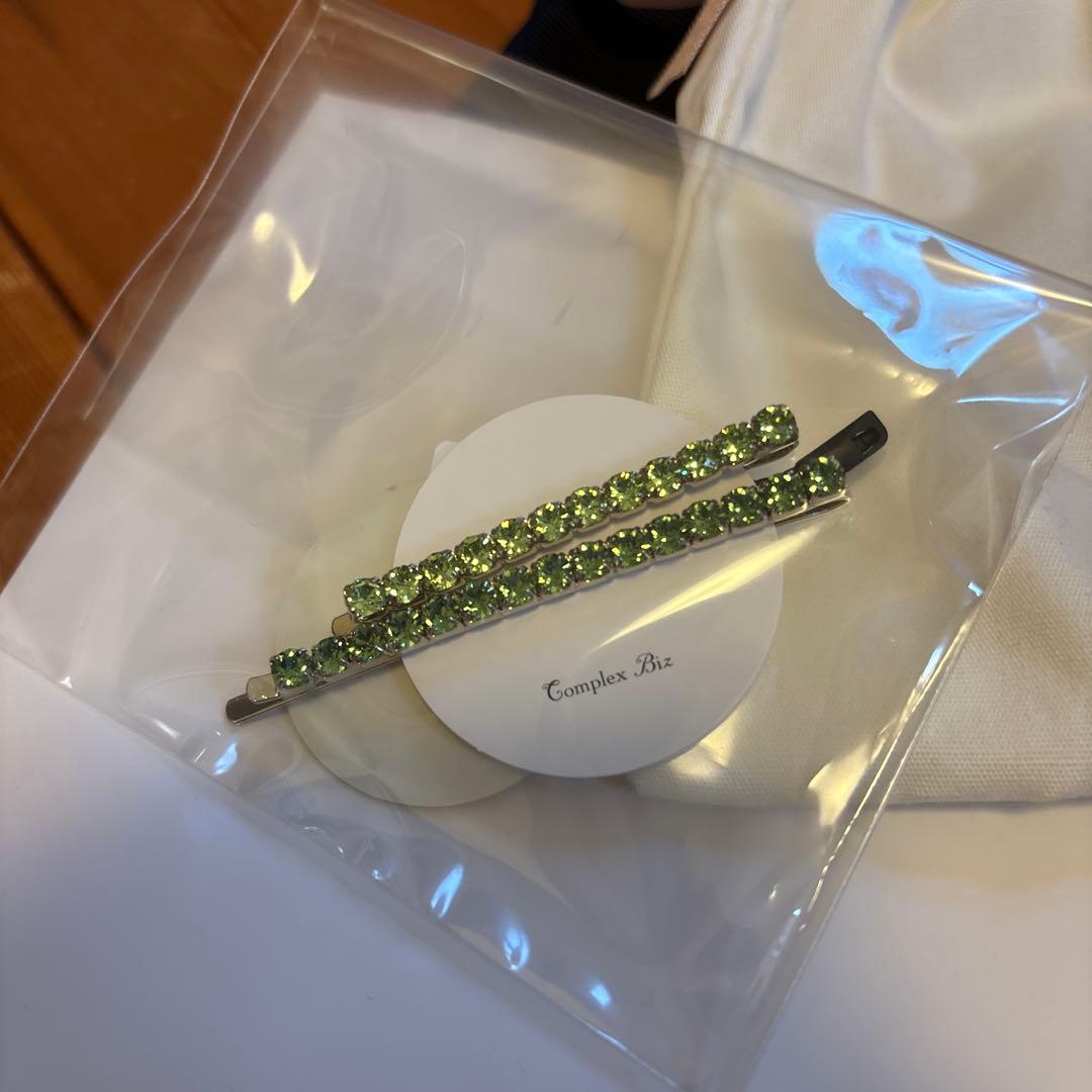 Complex Biz グリーンヘアピンセット