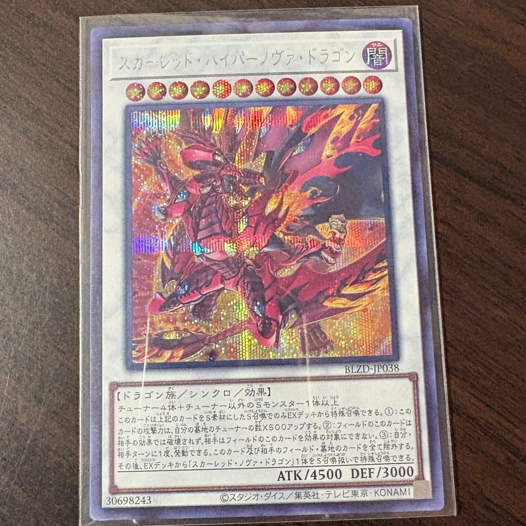 遊戯王 スカーレッドハイパーノヴァドラゴン シク - メルカリ
