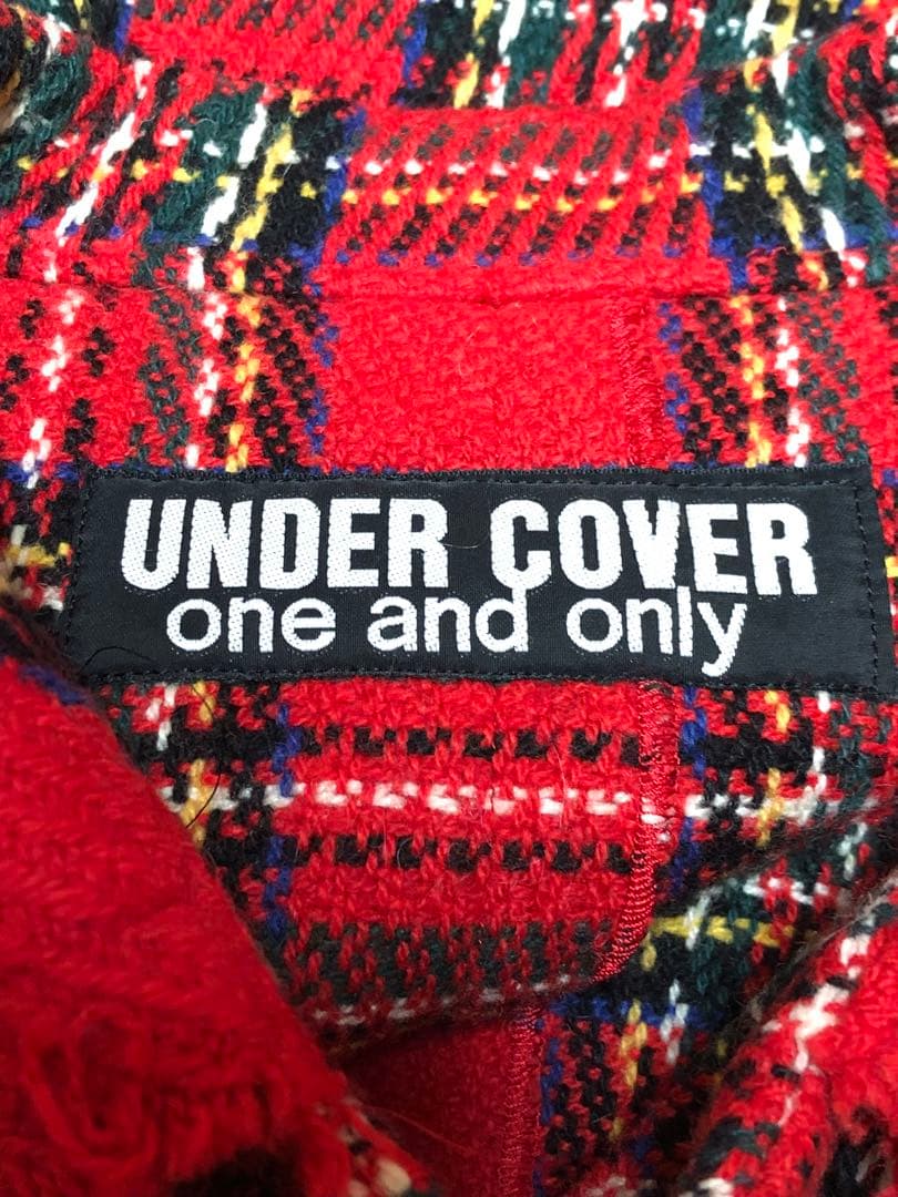 美品】UNDERCOVER タータンチェック ダッフルコート 赤 S‐M - メルカリ