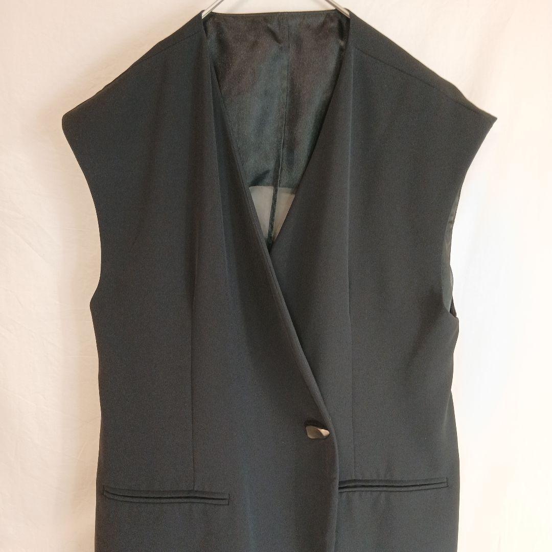 ANDRESD バックシアージレセットアップ ドレス ワンピース オケージョン