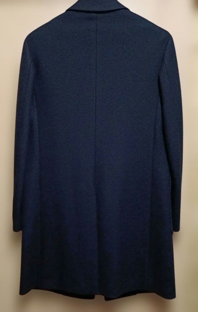 ろうと様専用！！niuhans super140's ネイビー チェスターコート