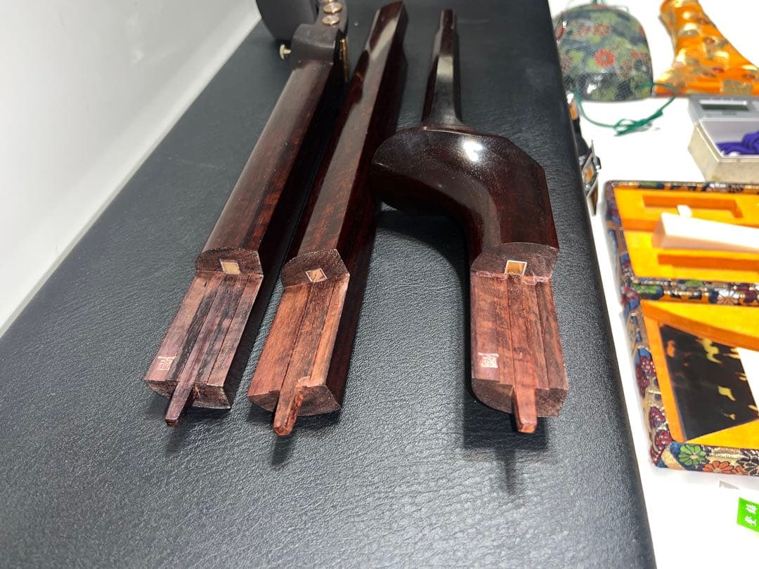 三味線本体 ケース付き 中古品