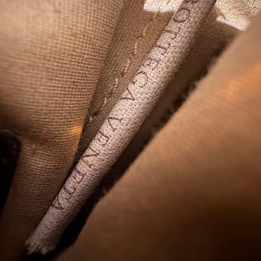 ボッテガヴェネタ イントレチャート ポーチ 小物入れ コスメ ダークブラウン