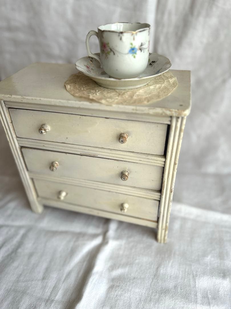 フランス　アンティーク　ドールハウス　チェスト　ドール家具　ブロカント
