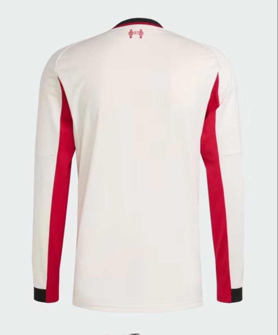 リバプール 25/26アウェイ 長袖 ユニフォーム レプリカ　XL