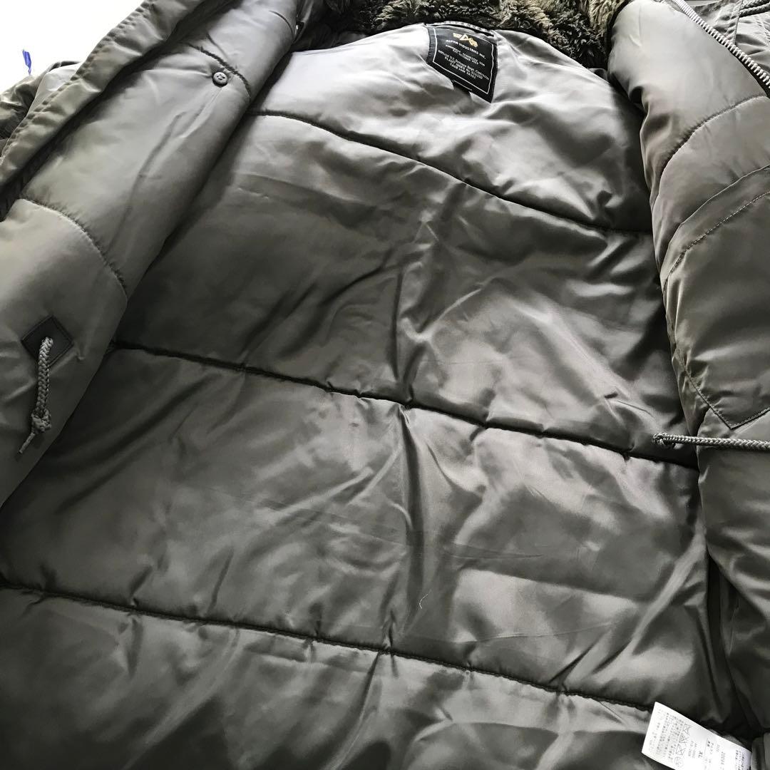 ALPHA N-3B フライトジャケット 美品 カーキ XL なか