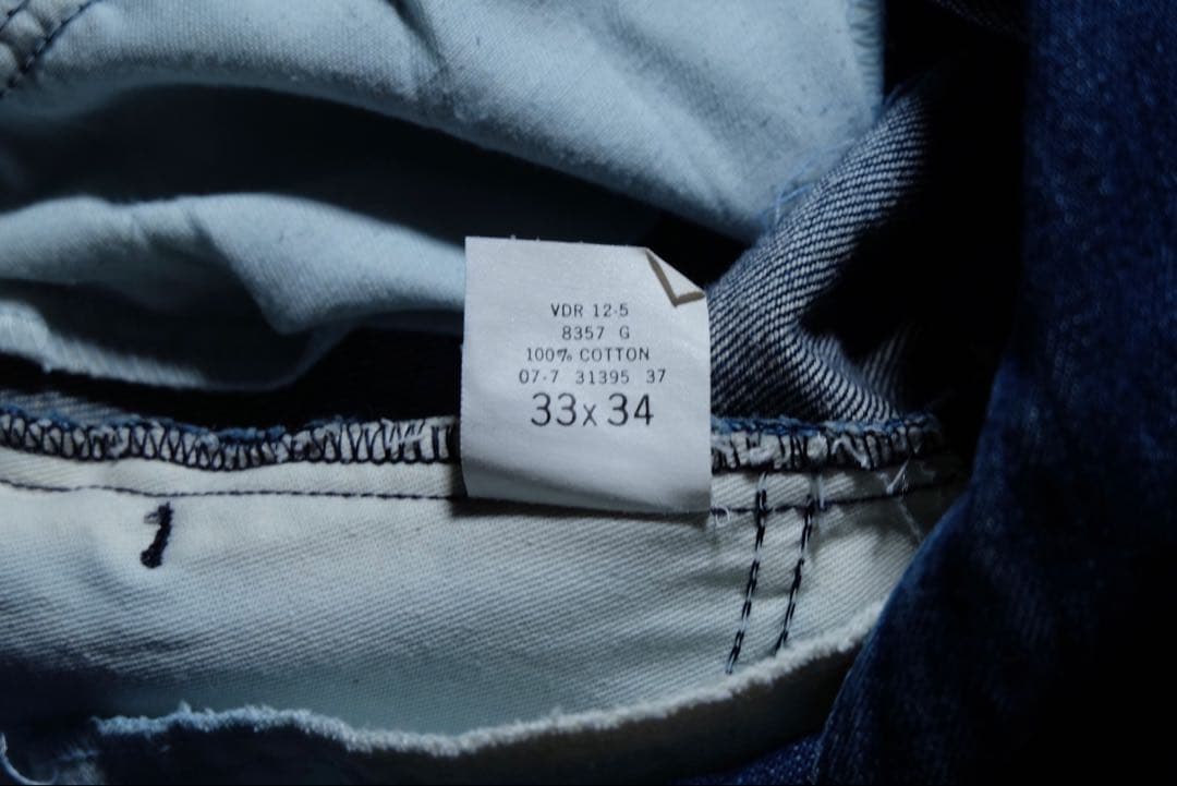 【W33】denim slacks made in usa j.c.penny