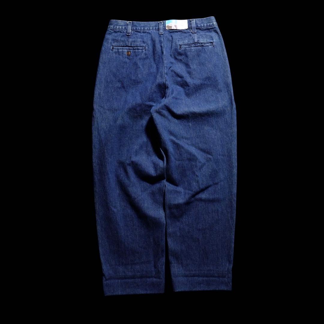 【W33】denim slacks made in usa j.c.penny