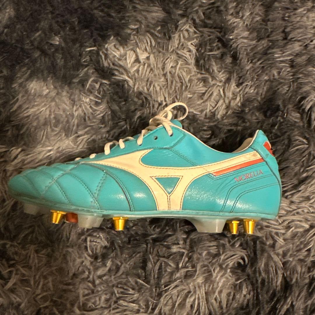 Mizuno Morelia サッカーシューズ 水色限定色
