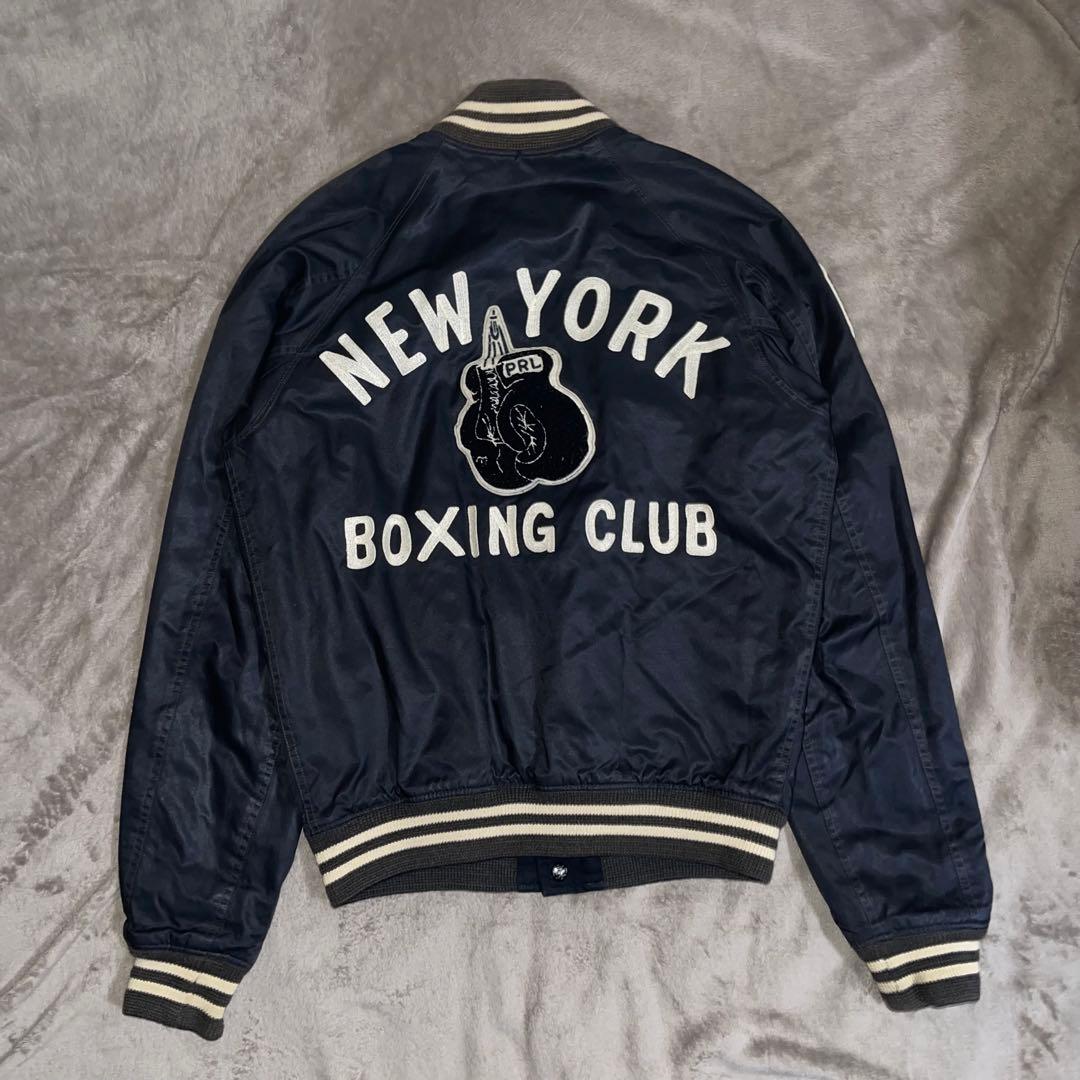 希少 Polo Ralph Lauren ボクシング スタジャン リバーシブル - メルカリ