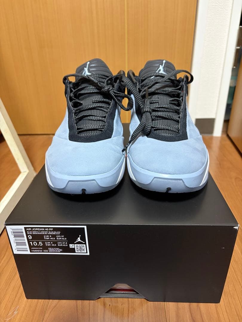 エアジョーダン40 PF Blue Suede AJ40