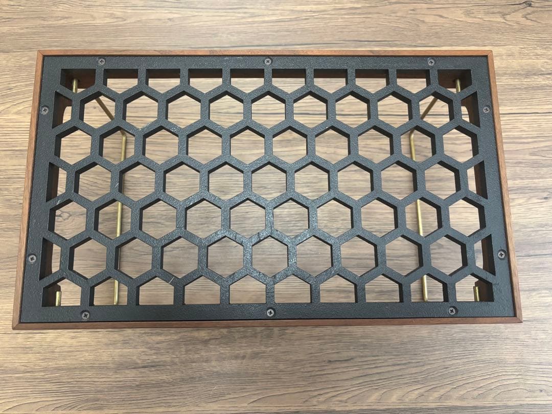 WHAT WE WANT 六角形メッシュアウトドアテーブル