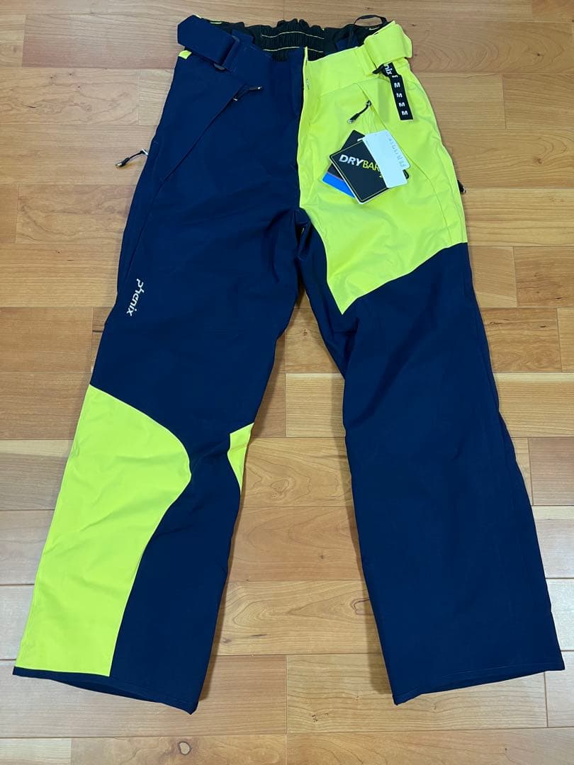 新品未使用/PHENIX/Mサイズ スキーパンツ　ネイビー/イエロー