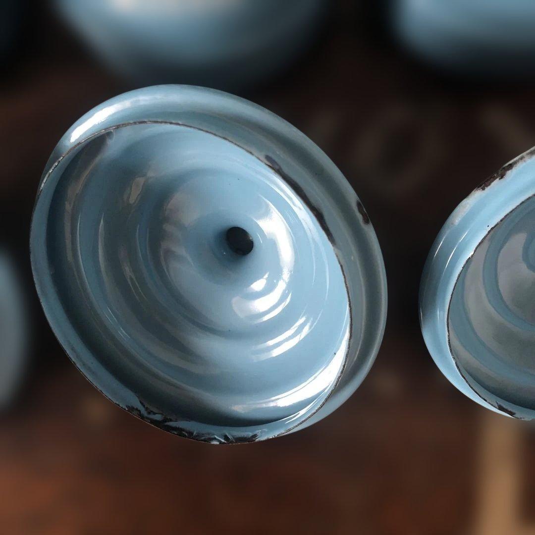 アンティーク　ホーローキャニスター 5個セット+1