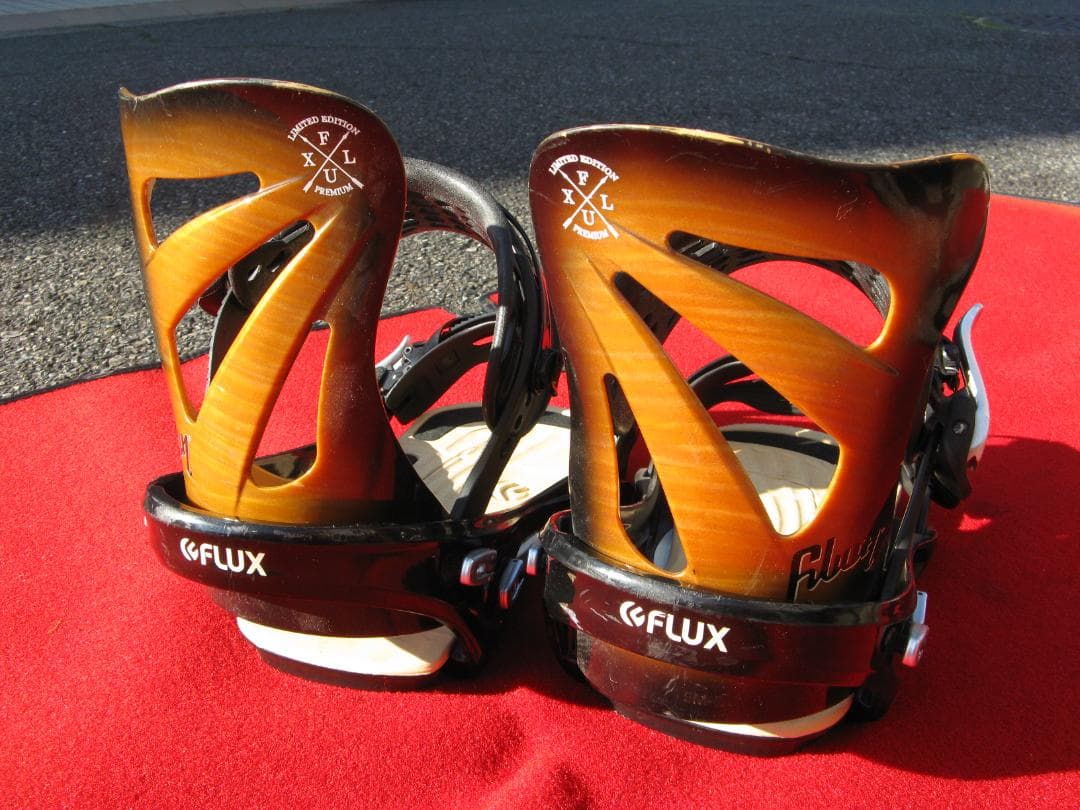 ★FLUX DS LTD ビンディング ブラック/オレンジ　M-L　フラックス